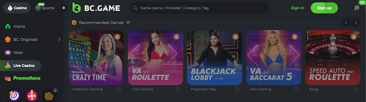 BC.Game Casino Your Ultimate Gaming Experience